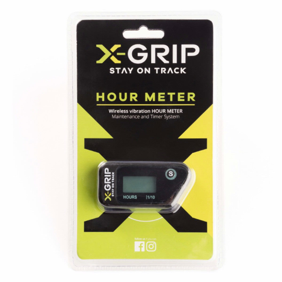 X-GRIP Vibrations-Stundenzähler