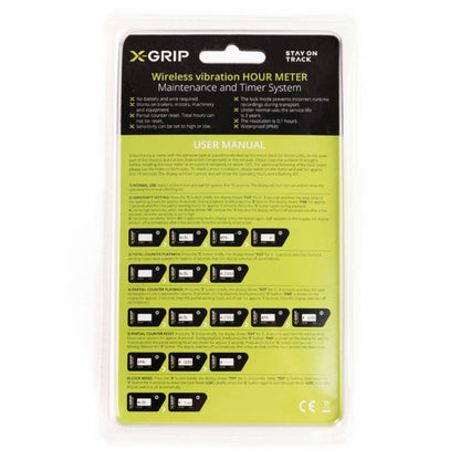 X-GRIP Vibrations-Stundenzähler